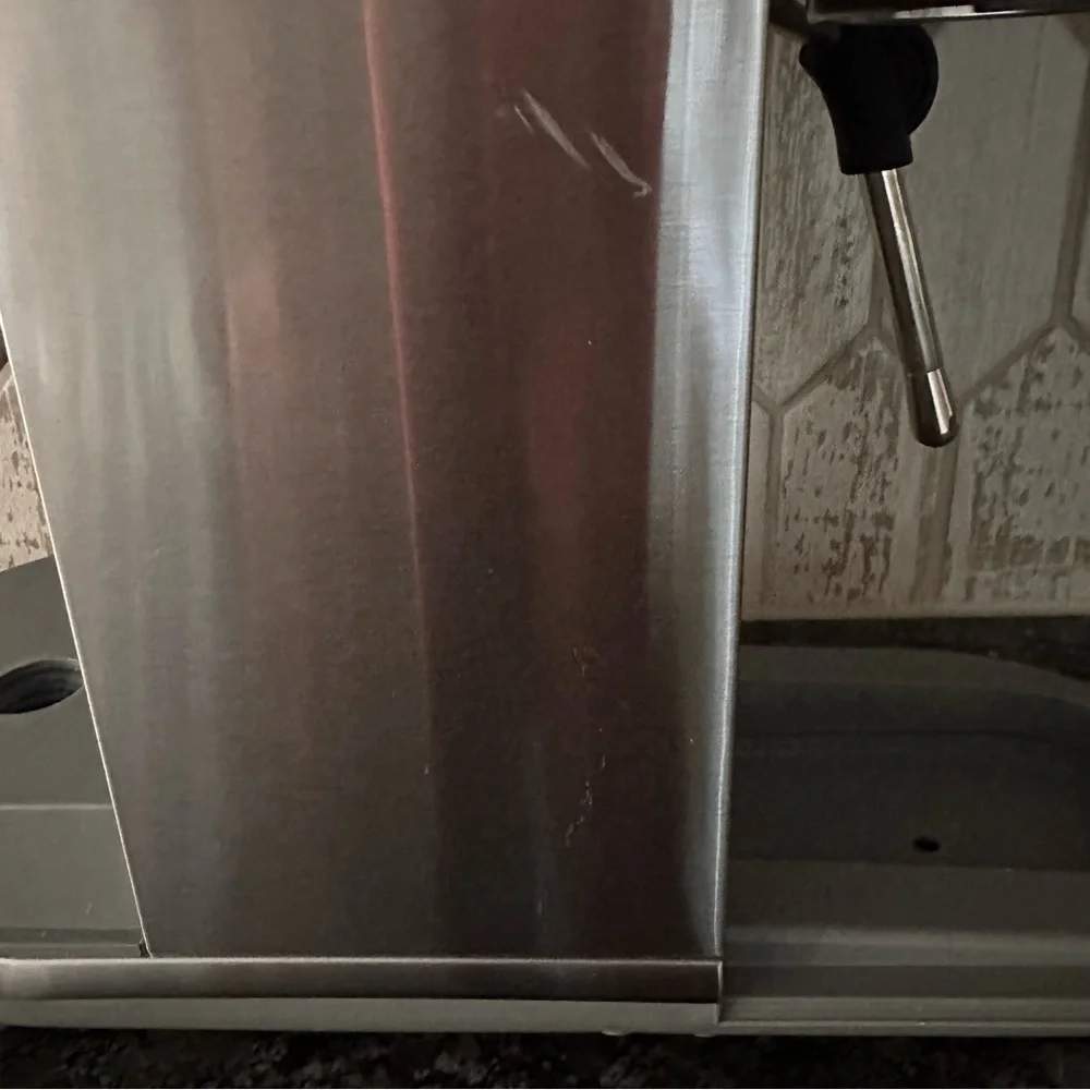 Unbranded Espresso Coffee Machine EM3111 Stainless Steel Powers On